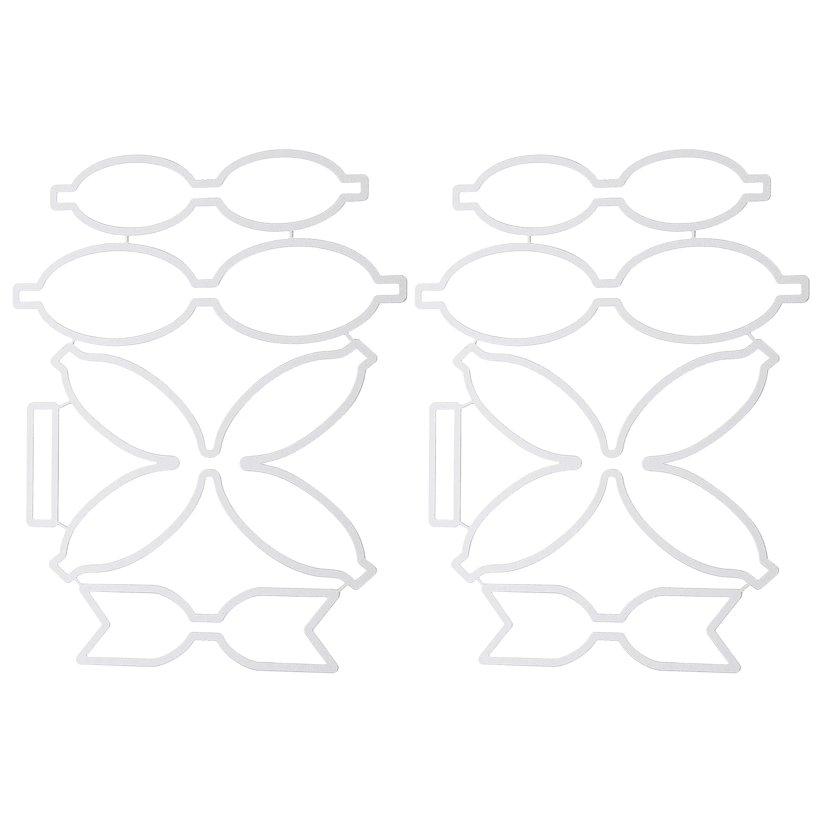 

2 набора пресс-форм в виде банта из углеродистой стали