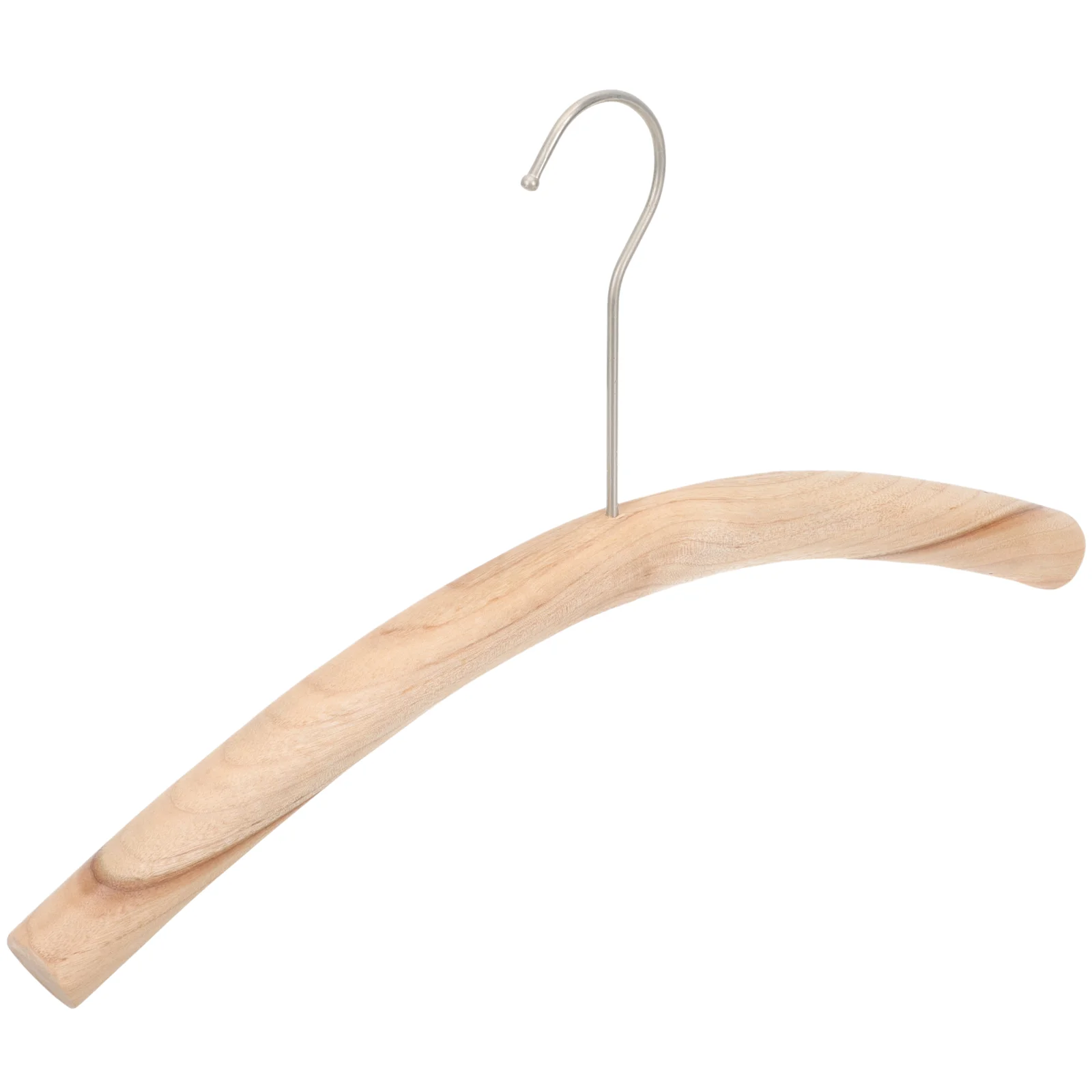 

Hangers Hanger Wood Non Clothes Coat Duty Heavy Skirt Hotel Blouse Finish Dress Round Suit Pant Extra Wide Smooth Bar Wooden