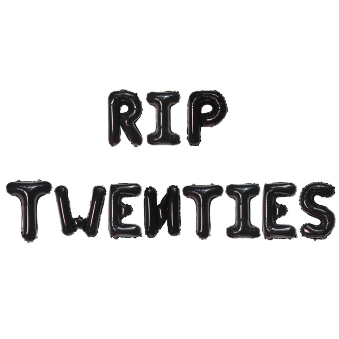 

Фольгированные шары "Смерть двадцатым" LQZZY