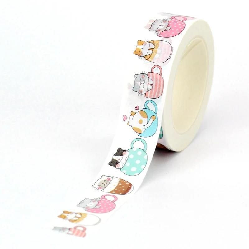 

Декоративный скотч GREATHOPE WASHI TAPE 10 м