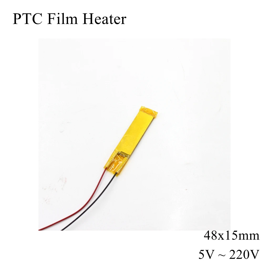 48x15 мм 12 в 24 в 110 В 220 В PTC, пленочный нагревательный элемент, постоянный термостат, Термистор, керамический элемент воздуха, инкубатор для яиц с микросхемой