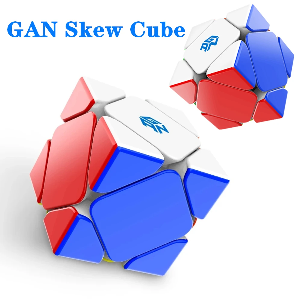 

GAN Magnetic Skew Cube 3x3 Speed Cube Professional,Anti-Stress Toys,Smooth,Children's Puzzle,Special Shapes,Badtz Maru