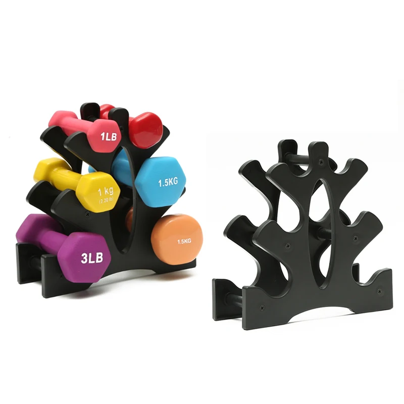 

3-Tier Dumbbell Storage Rack Stand Home Office Gym Dumbell Weight Rack