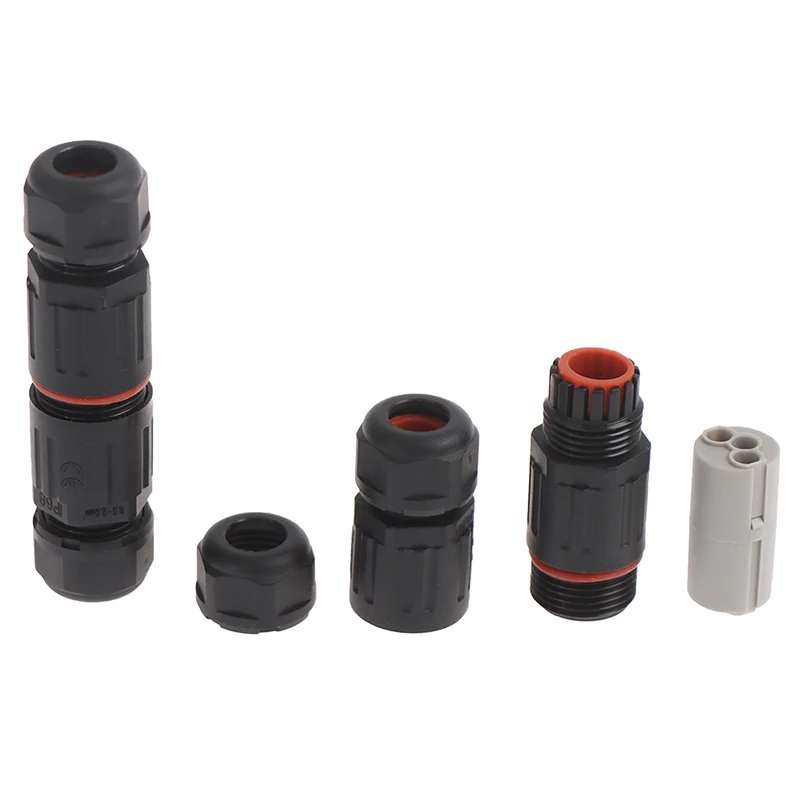 1 шт. IP68 промышленный электрический водонепроницаемый кабельный разъем