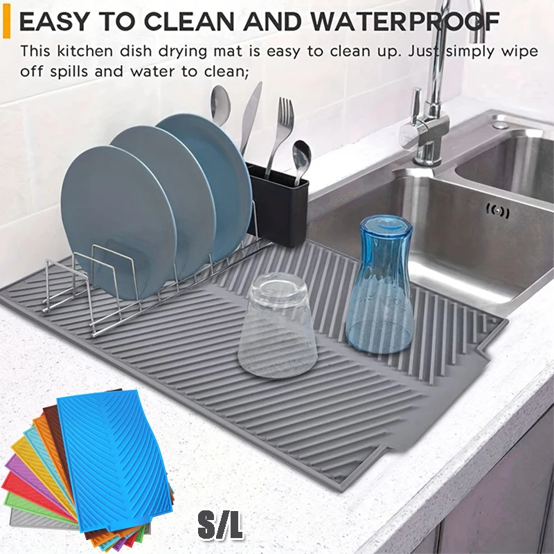 

Силиконовый дренажный коврик, складной большой дренажный коврик, экологически чистый дренажный коврик, термостойкий Коврик