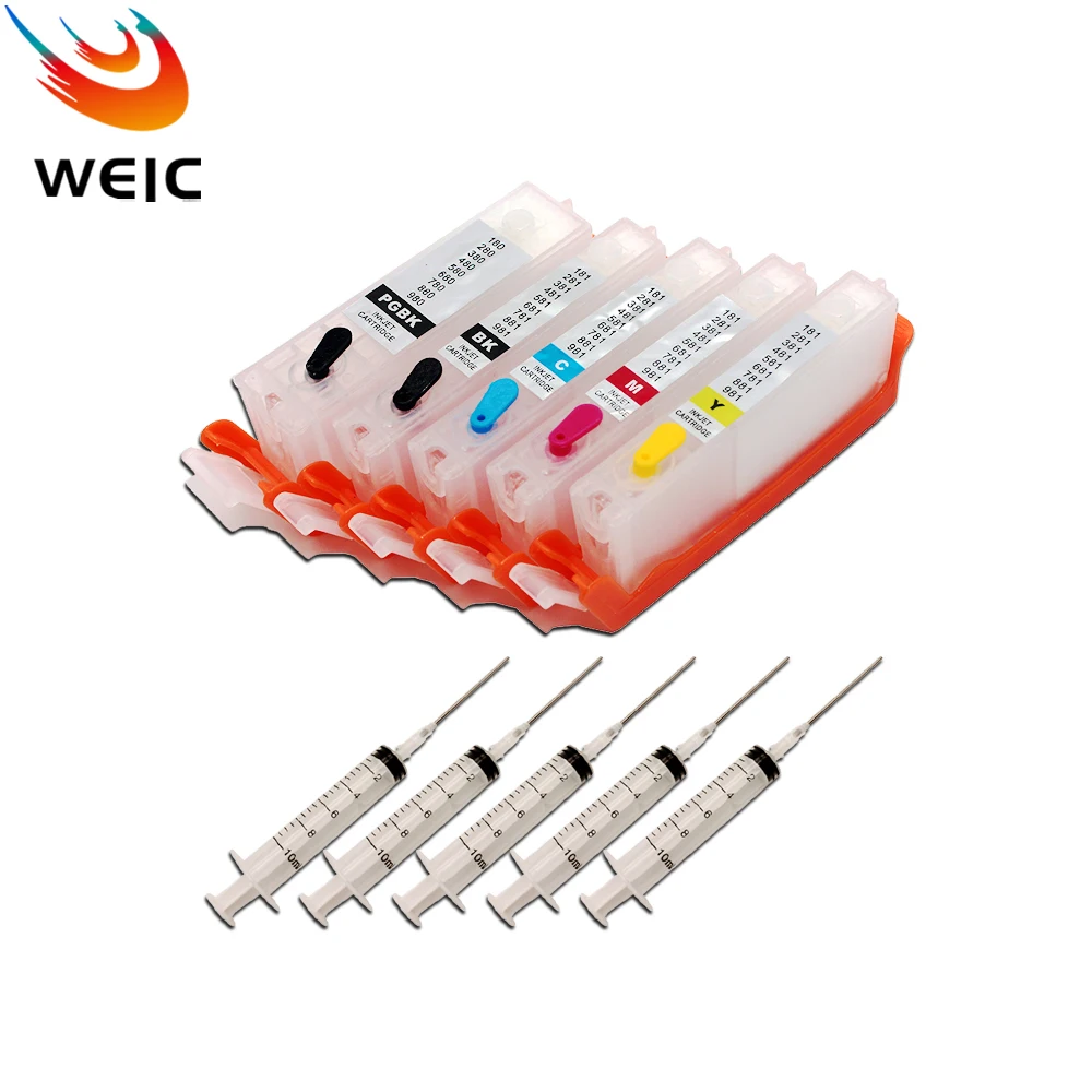 PGI-280 CLI-281 чернильный картридж для Canon PIXMA TR7520 TR8520 TS6120 TS6220 TS702 TS6320 TS9520 TS9521C с чипом