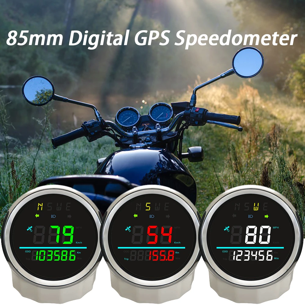 Универсальный цифровой GPS-спидометр для автомобиля грузовика 85 мм 0-999 (миль/ч км/ч)