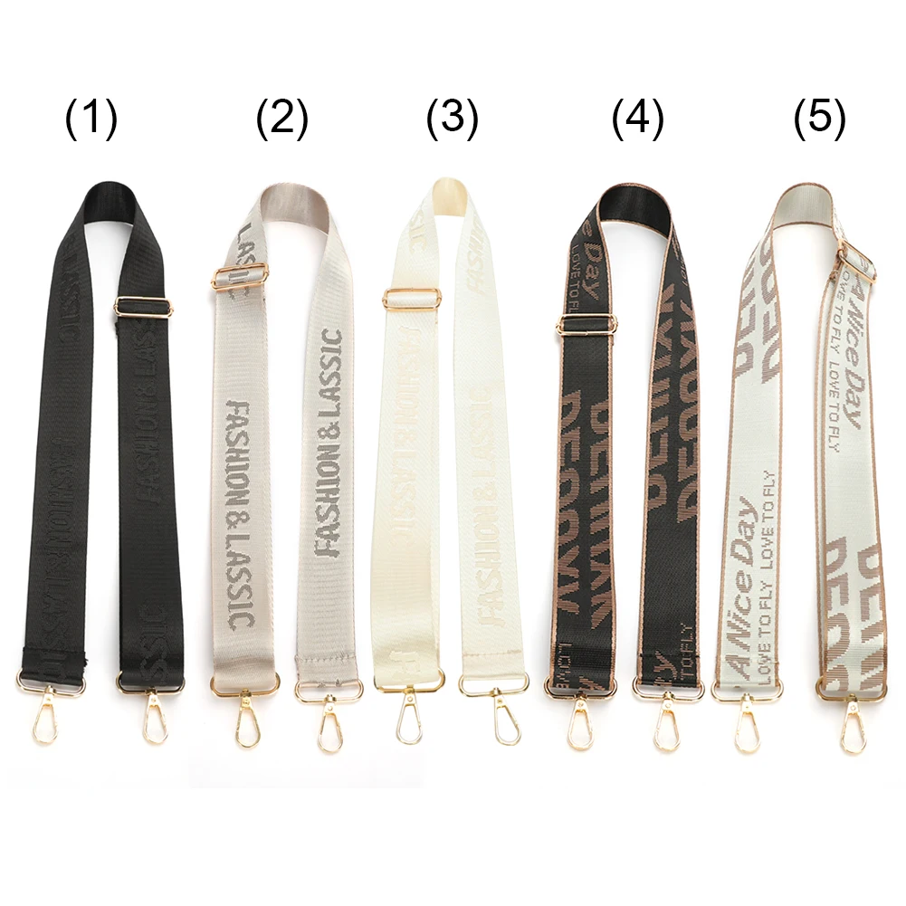 

Fashion Handbag Straps for Women Wide DIY Shoulder Crossbody Messenger Adjustable Replacement Nylon Bag Handle Belts Spare Parts