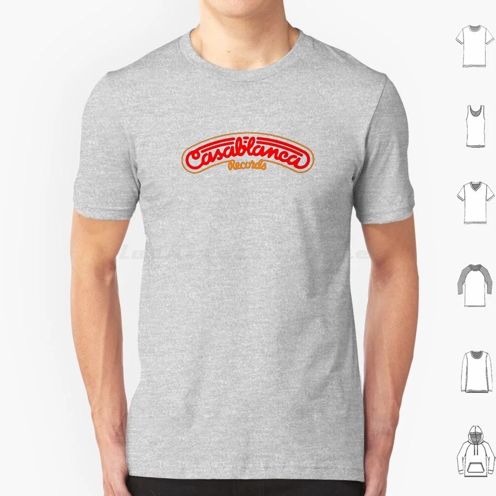 Casablanca T Shirt 6Xl Cotton Cool Tee Casablanca Records Casablanca Disco Records Labels Vinyl Funky Get Down Studio 54 Kiss