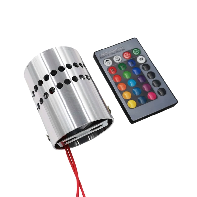 

RGB Spiral Wall Lamp Night Light With Remote Control For Living Room Bedroom Bar Music Room