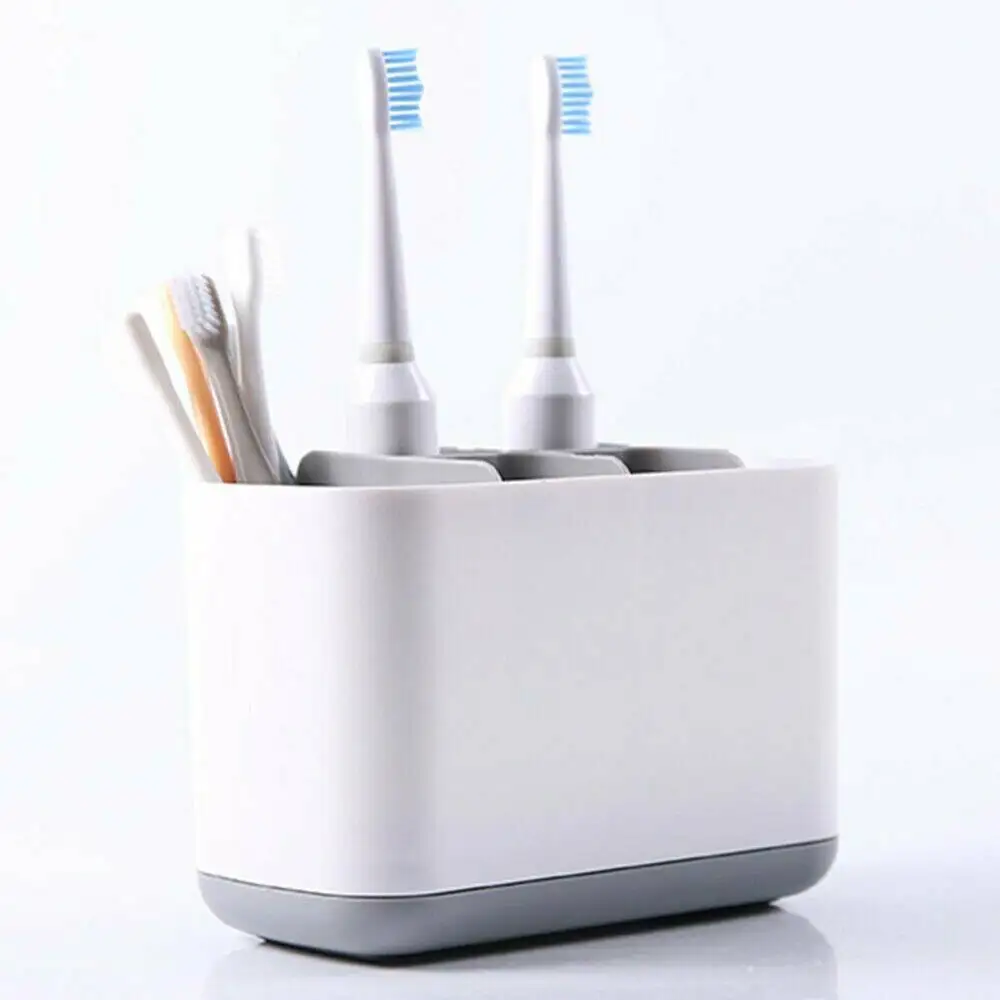 

Electric Toothbrush Holder Toothpaste Storage Rack Stand Makeup Case Shaving Brush Organizer Bathroom Organizer Accessories