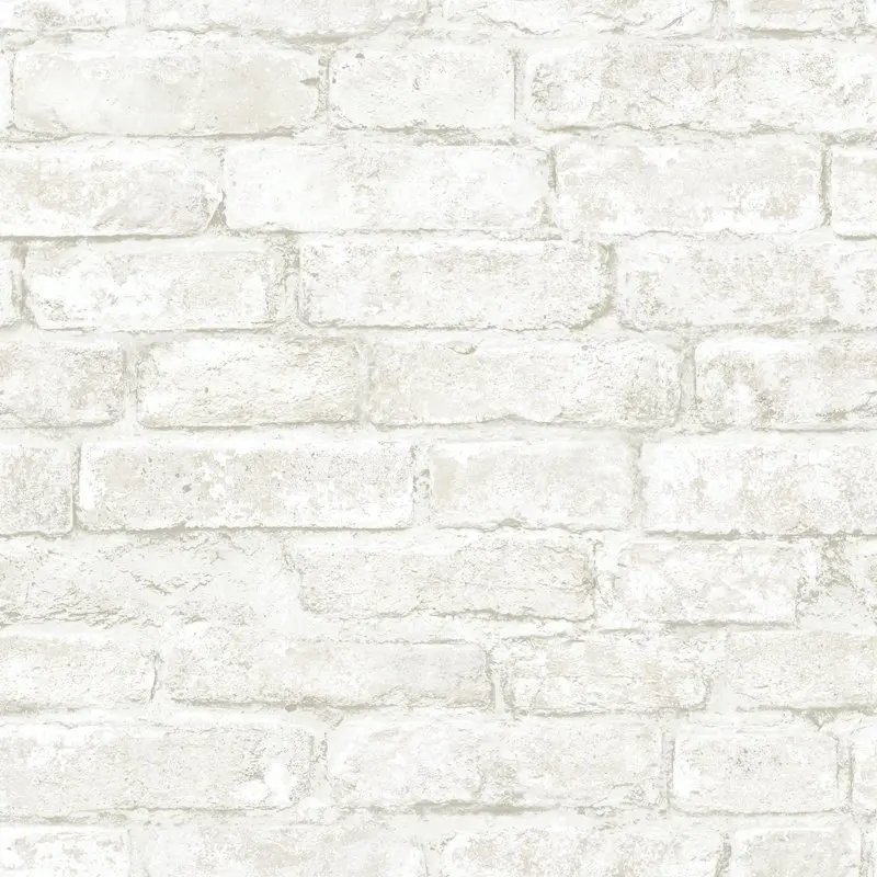

Arlington Off-White Brick Wallpaper