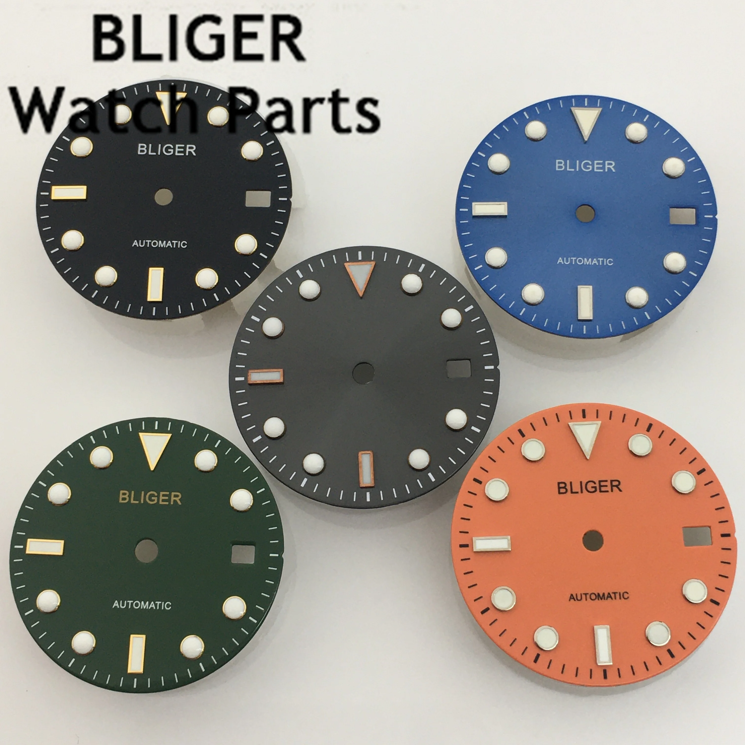 

Циферблат светящийся стерильный, 28,5 мм, подходит для NH35 ETA 2824 2836 Miyota 8215 821A Mingzhu DG2813 3804