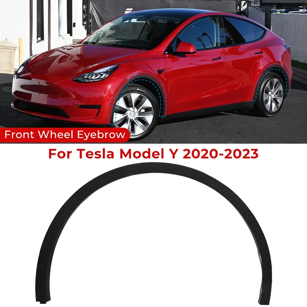 Фото Крылья для Tesla Model Y 2020-2023, переднее, заднее, левое и правое колесо, бровавое крыло, расклешенное крыло 1494185 1494186, брызговик для колес Molde №2