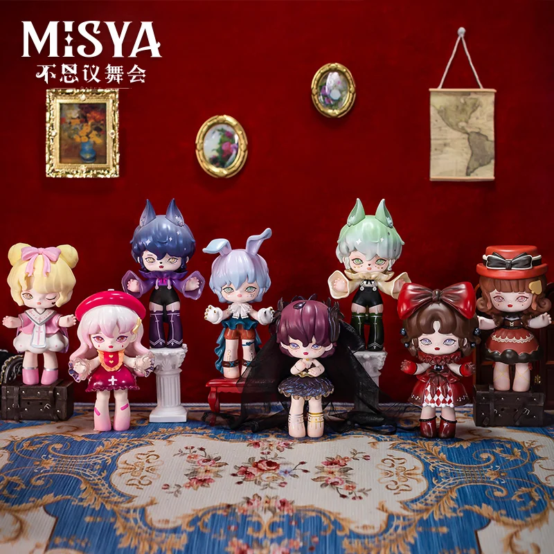 

Misya Incredible Dancing Party Series Blind Box Toys Kawaii Anime Action Figure Caixa Caja Surprise Mystery Box Child Gift