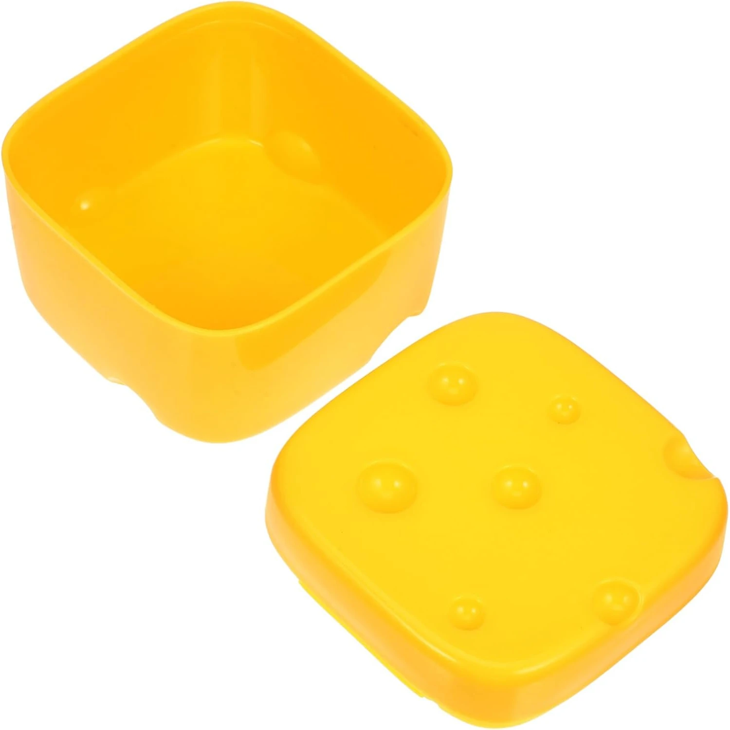 Cheese Container Slice Holder Saver with Lid Airtight Fresh Fridge Lunch Box 350ml