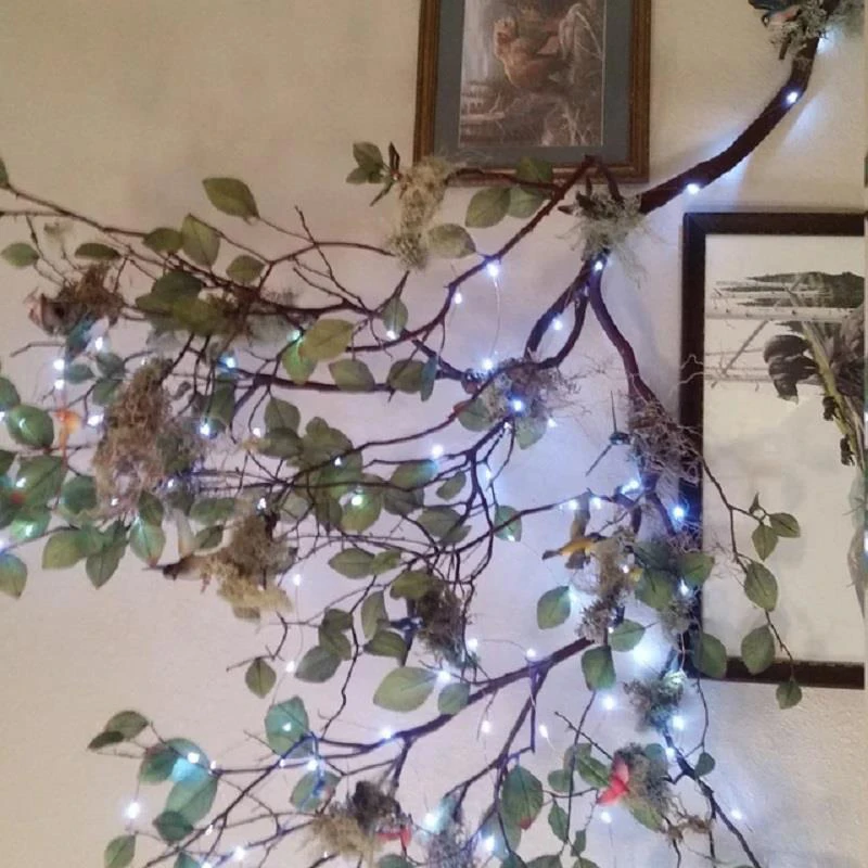 50 шт. искусственные шелковые листья для украшения