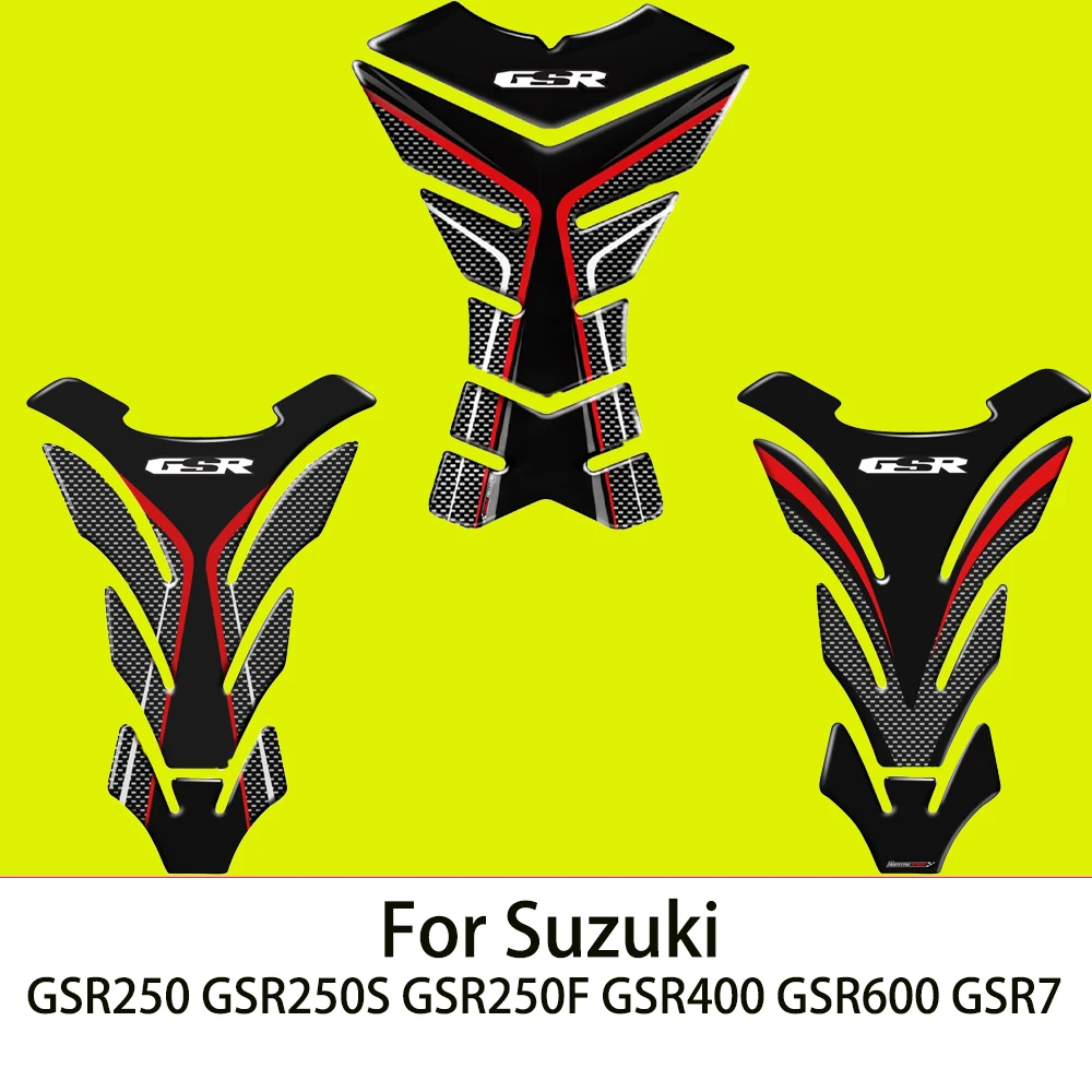 

Motorcycle TankPad Protector Decals Stickers Carbon-look Case For Suzuki GSR250 GSR250S GSR250F GSR400 GSR600 GSR750 GSR