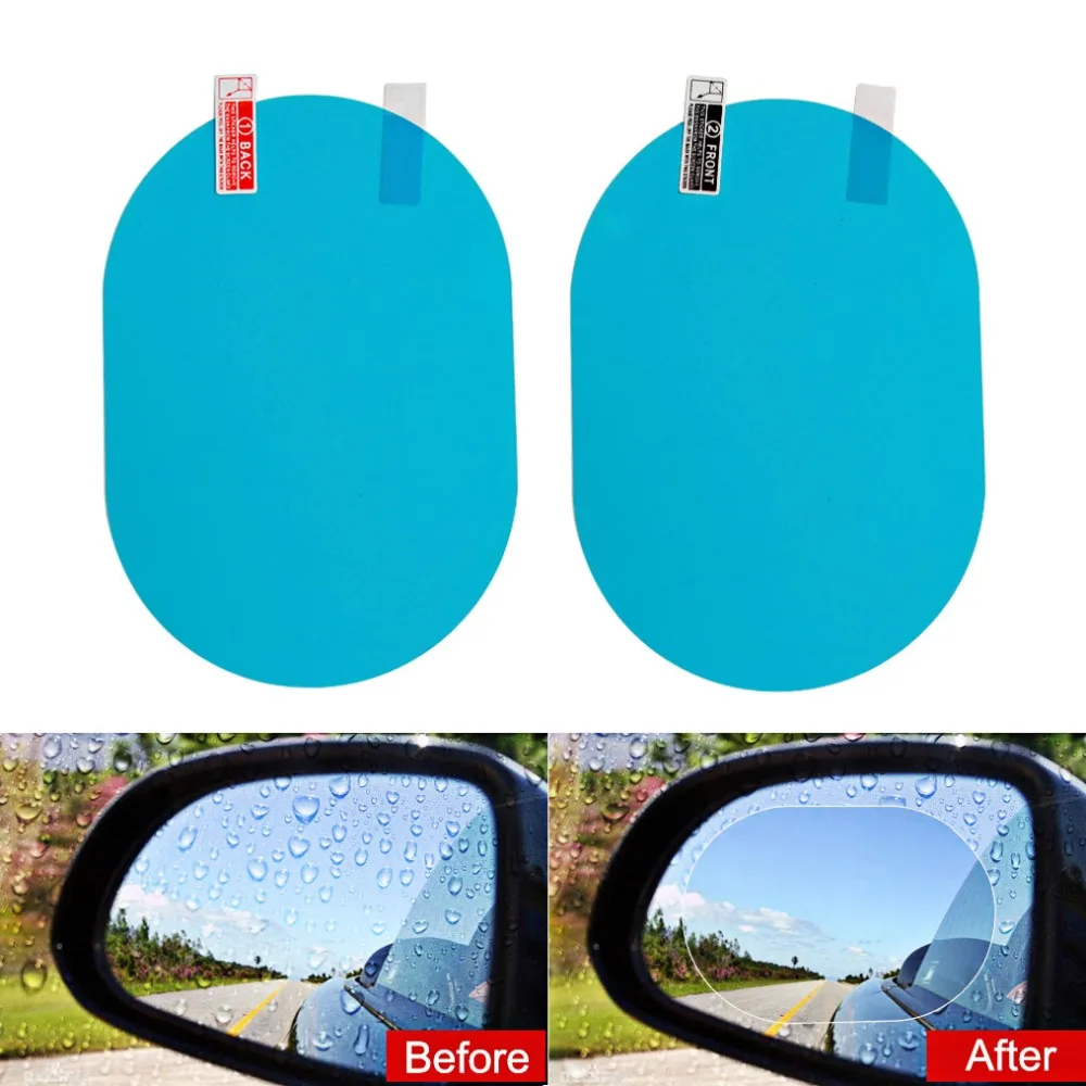 

2x Auto Car Rearview Mirror Anti Fog Rain Water Proof Sticker for Suzuki Audi A4 B6 B8 VW Passat B5 B7 Skoda Octavia A7 A5