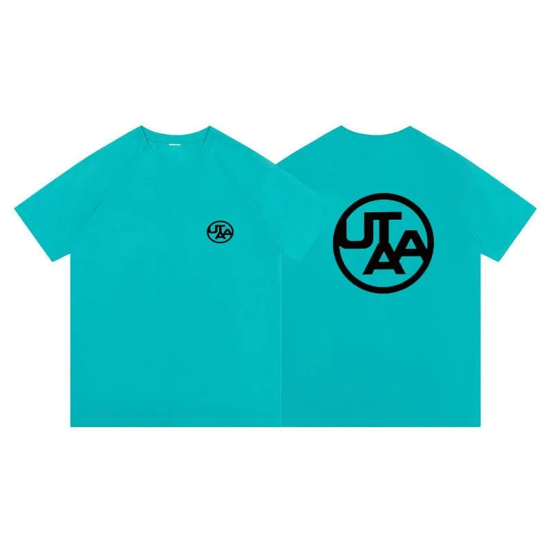 Golf T-shirt for Men and Women Fashion Summer Cotton Golf Top UTAA Golf Short Sleeve Tops Fashion Couple Loose Golf Clothing