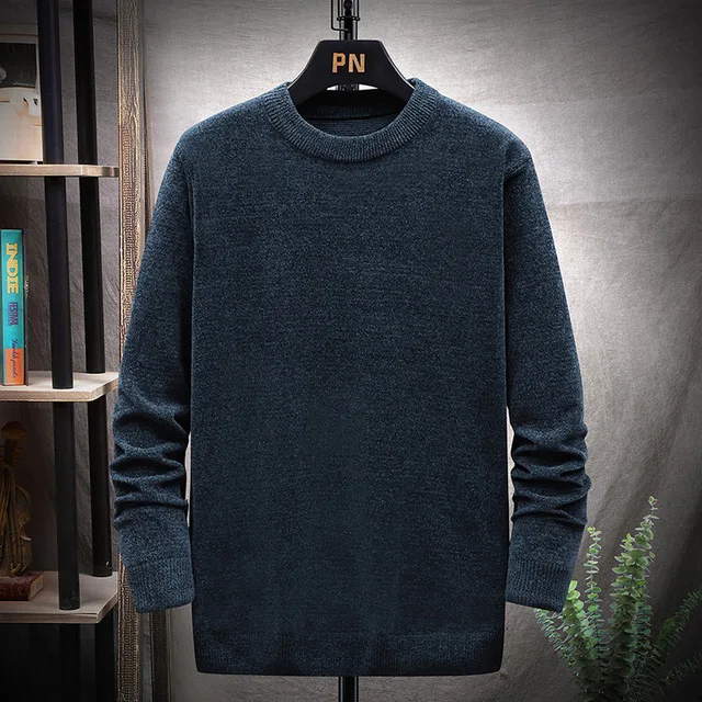2022 spring autumn autumn winter khaki black iron-free men's sweater plus casual style casual wear