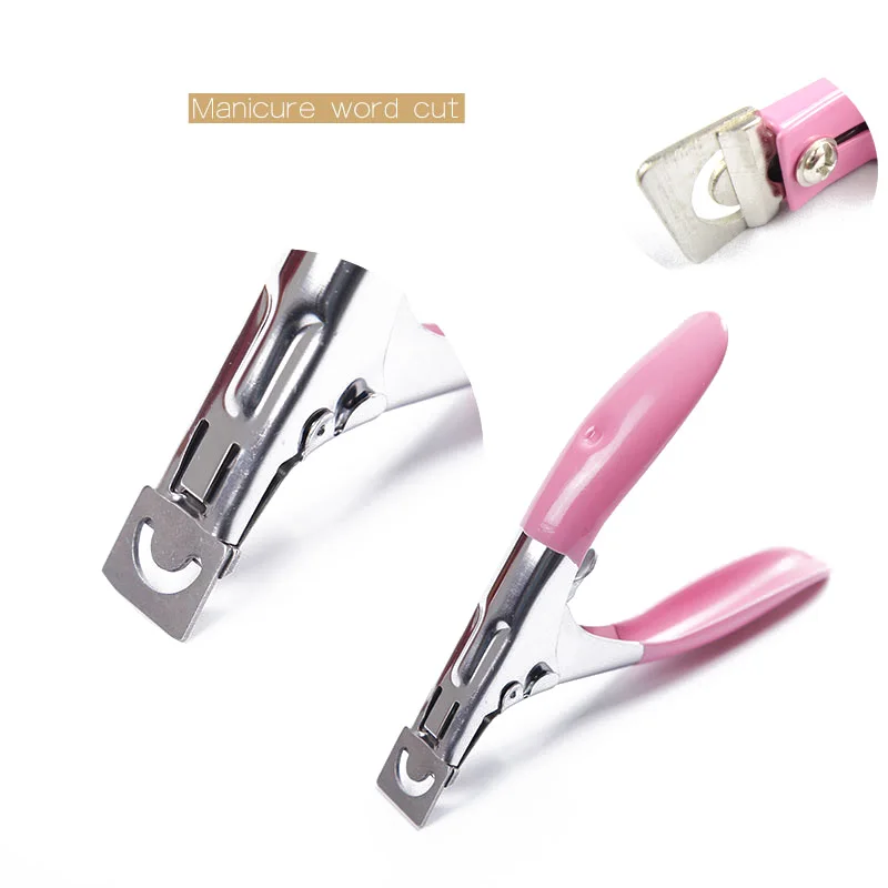 

5 colours Manicure Nail Cutter Stainless Steel Nail Clipper Acrylic Gel False Nail Tip Cutter Clipper Trimmer Nail Scissors