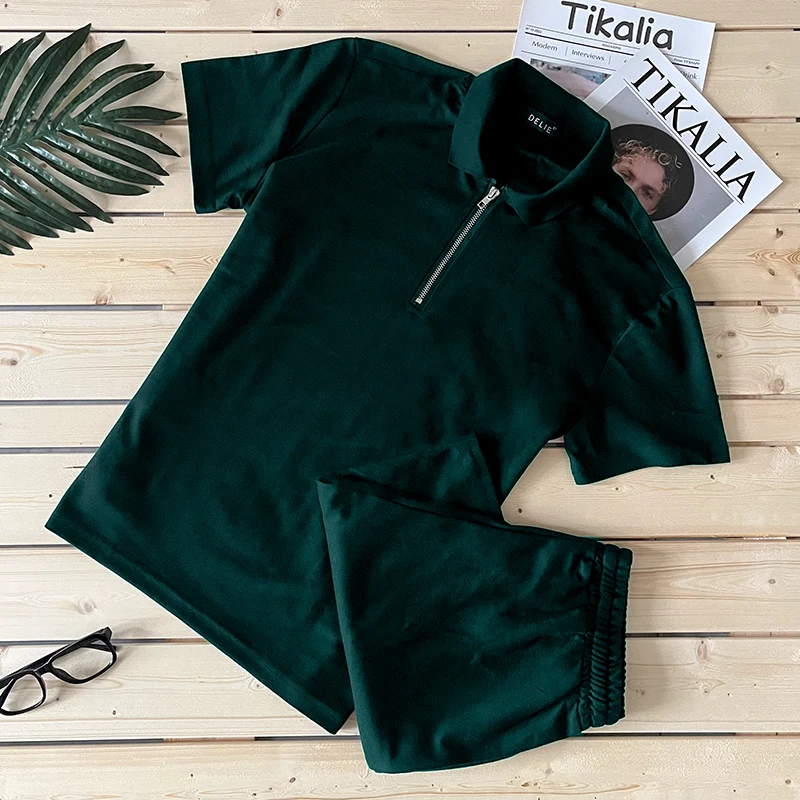 Костюм спортивный мужской из 2 предметов повседневный комплект с шортами дышащая