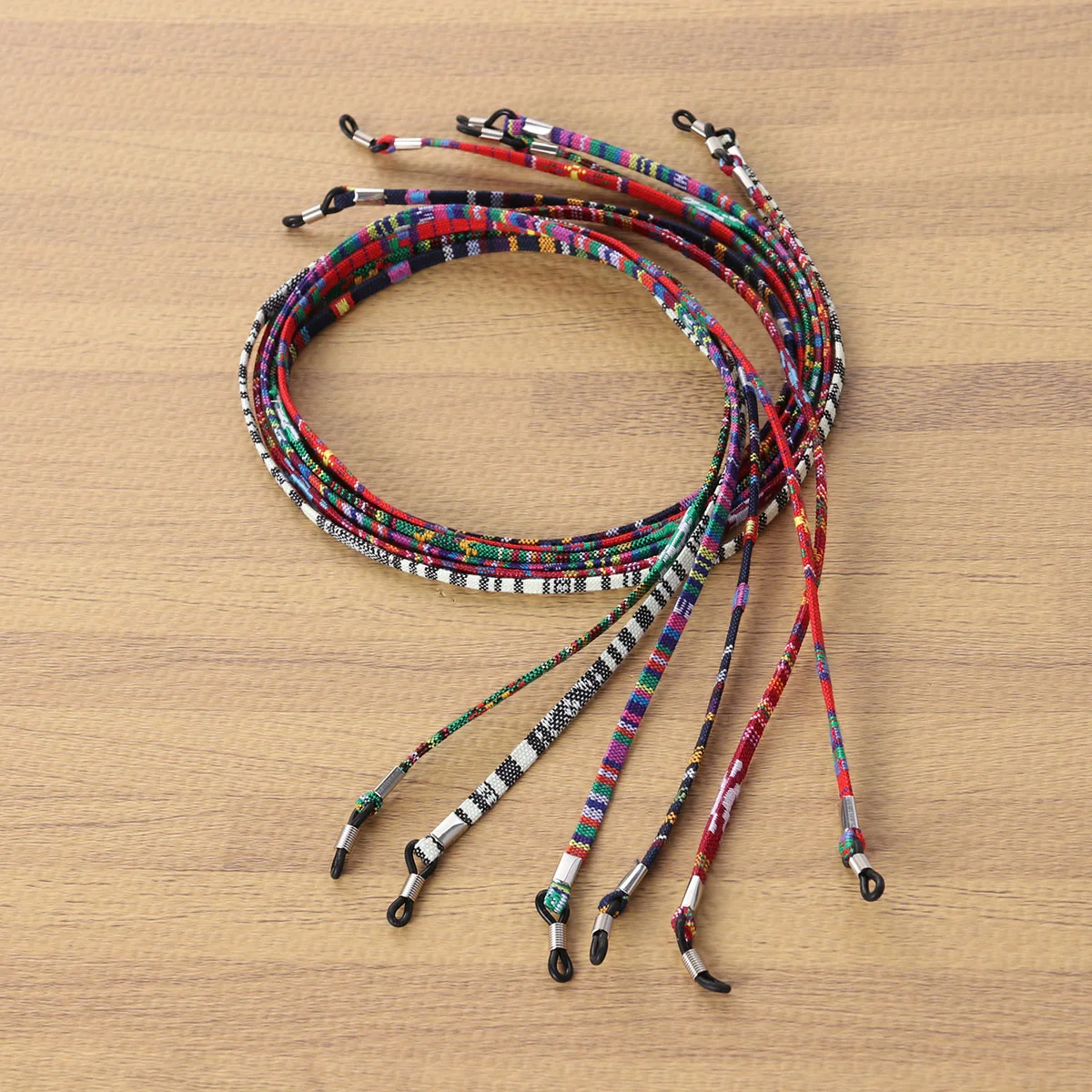 6 шт. держатель для очков цепочка из хлопковой шерсти фиксатор женские и мужские