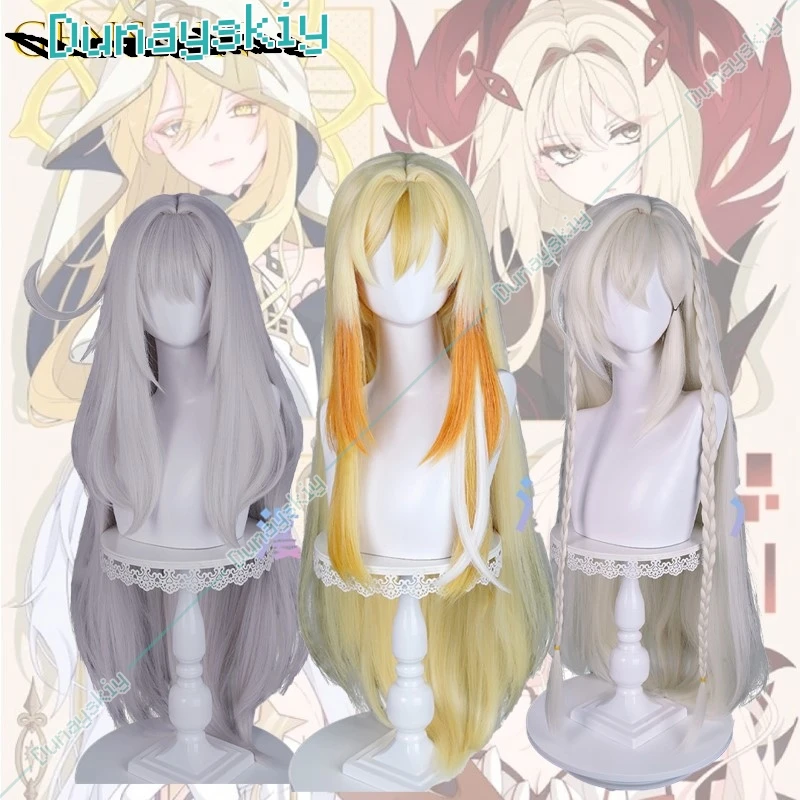 Фото Genshin Impact Flins Nocole Reeyn Alice Durin Istaroth Ronova Косплей Парик Аниме Ролевая игра Игровой персонаж Набор волос №1