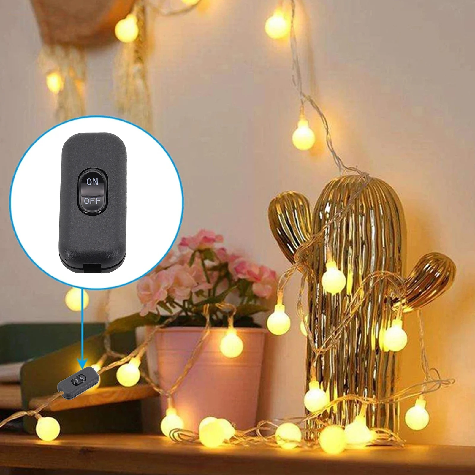 Электрические лампы линейный переключатель домашний офис 110-250 В шнуровой