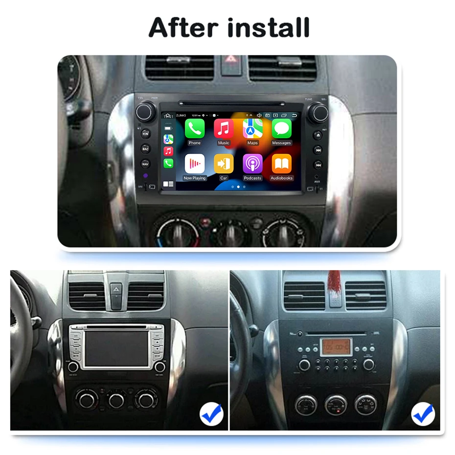Автомагнитола 2 din на Android 10 мультимедийный плеер с экраном для Suzuki SX4 SX 4 2006-2013