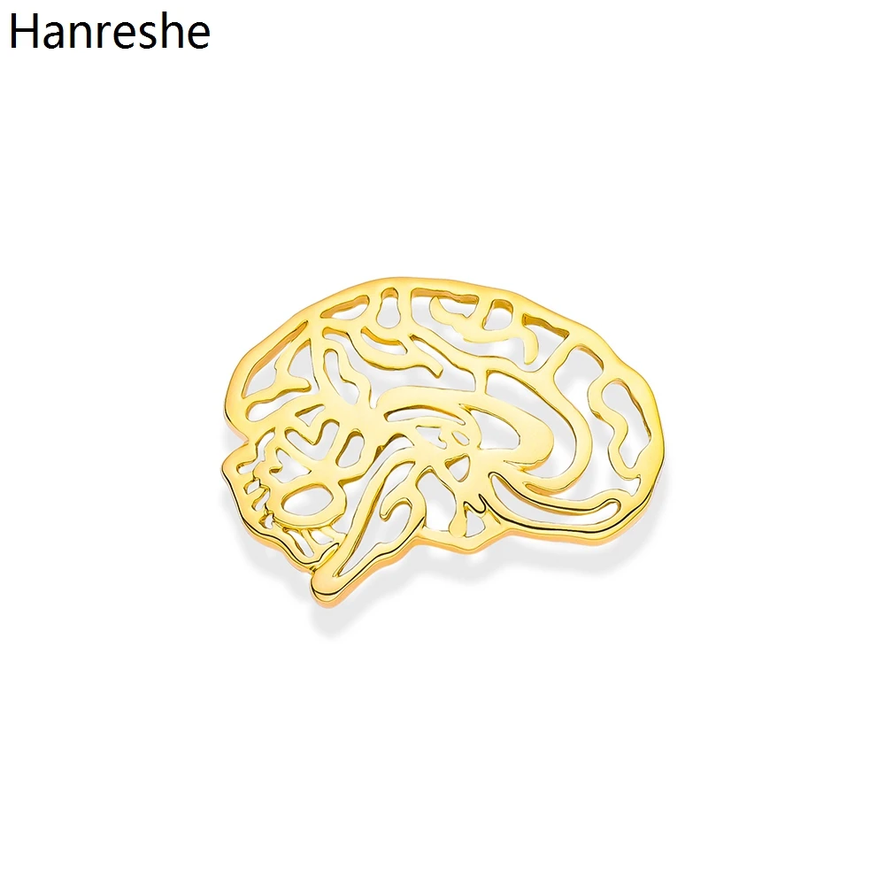 Hanreshe невролог брошь для мозга булавки лацкан рюкзак значок анатомический подарок для доктора медсестры Выпускной студент медицинское ювелирное изделие