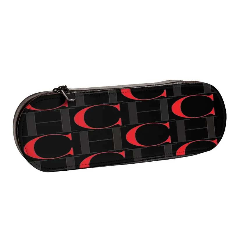 

Leather Pencil Case Black luxury brand designer purses and handbags