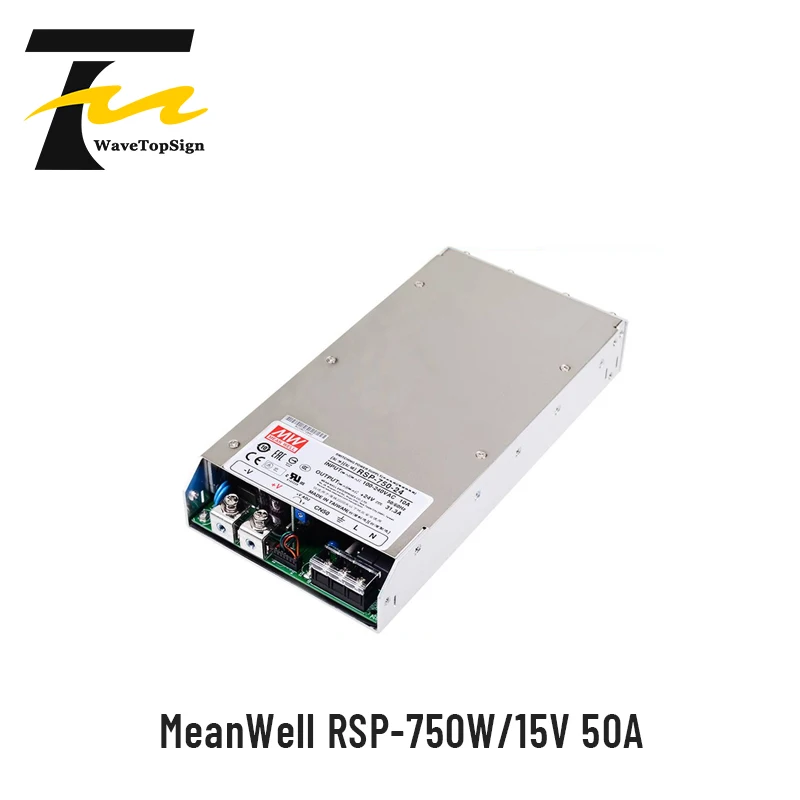 Импульсный источник питания MeanWell RSP-750W 15 в 50 А, высокоэффективный Выход постоянного тока
