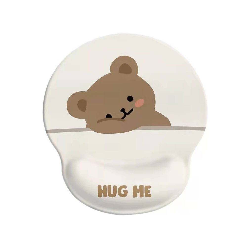 

Мягкий силиконовый эргономичный коврик для мыши с милым медведем