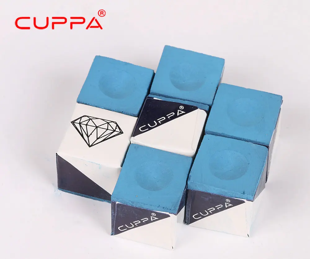 2/4/6/8/10/12 Cubes CUPPA Professional 8A Diamond Billiards Snooker Oil Chalk