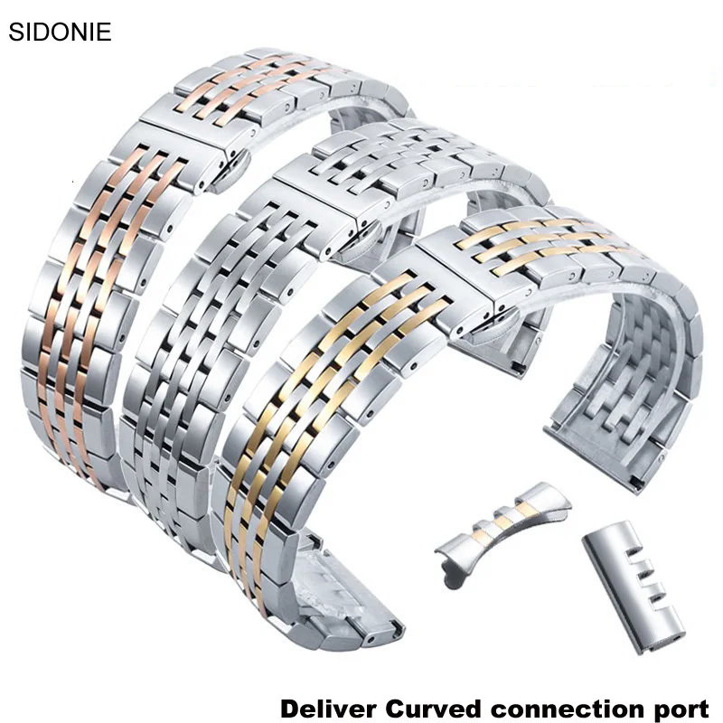 

Watch Band For Tissot 1853 Watch Band Steel Band T41 T006/T099/T085 stainless steel Watch Chain Men and Women 19mm 20 21 22mm
