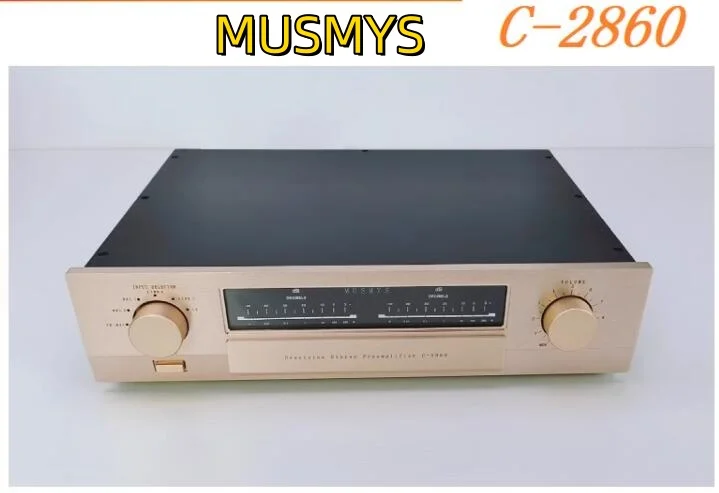 MUSMYS C-2860 Pure класс A предварительный золотой усилитель голоса канал 2 Hi-Fi