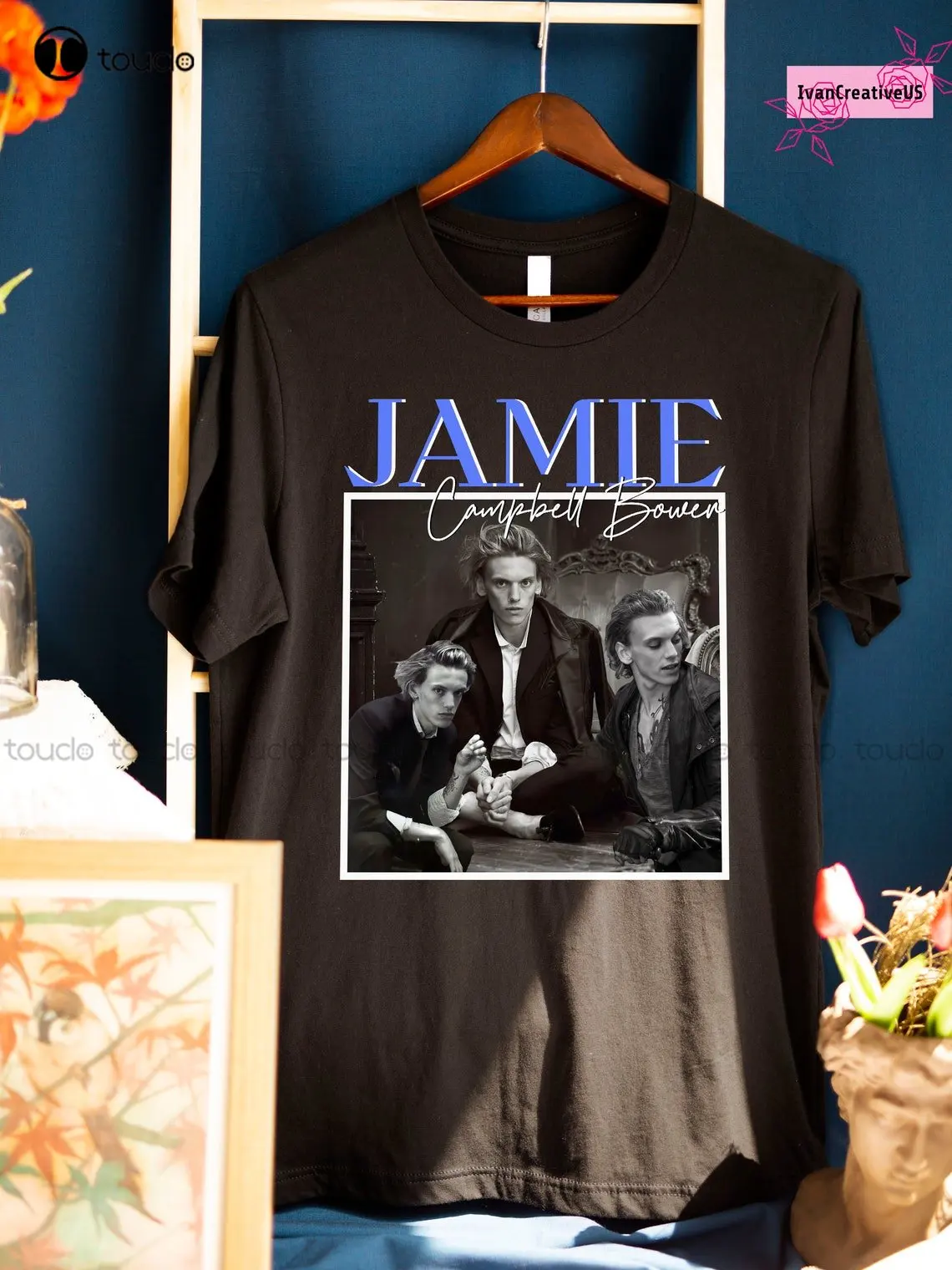 

Jamie Campbell Bower Shirt Caius Volturi Shirt Anthony Hope Sweeney Todd Shirt Mens T Shirts Casual Custom Gift Streetwear Retro