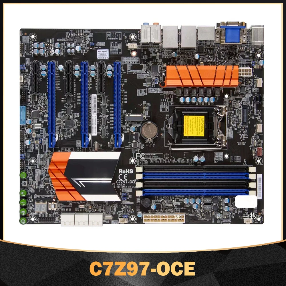 

Desktop Motherboard 4th Generation i3 i5 i7 Series LGA1150 DDR4 PCI-E 3.0 SATA3 For Supermicro C7Z97-OCE
