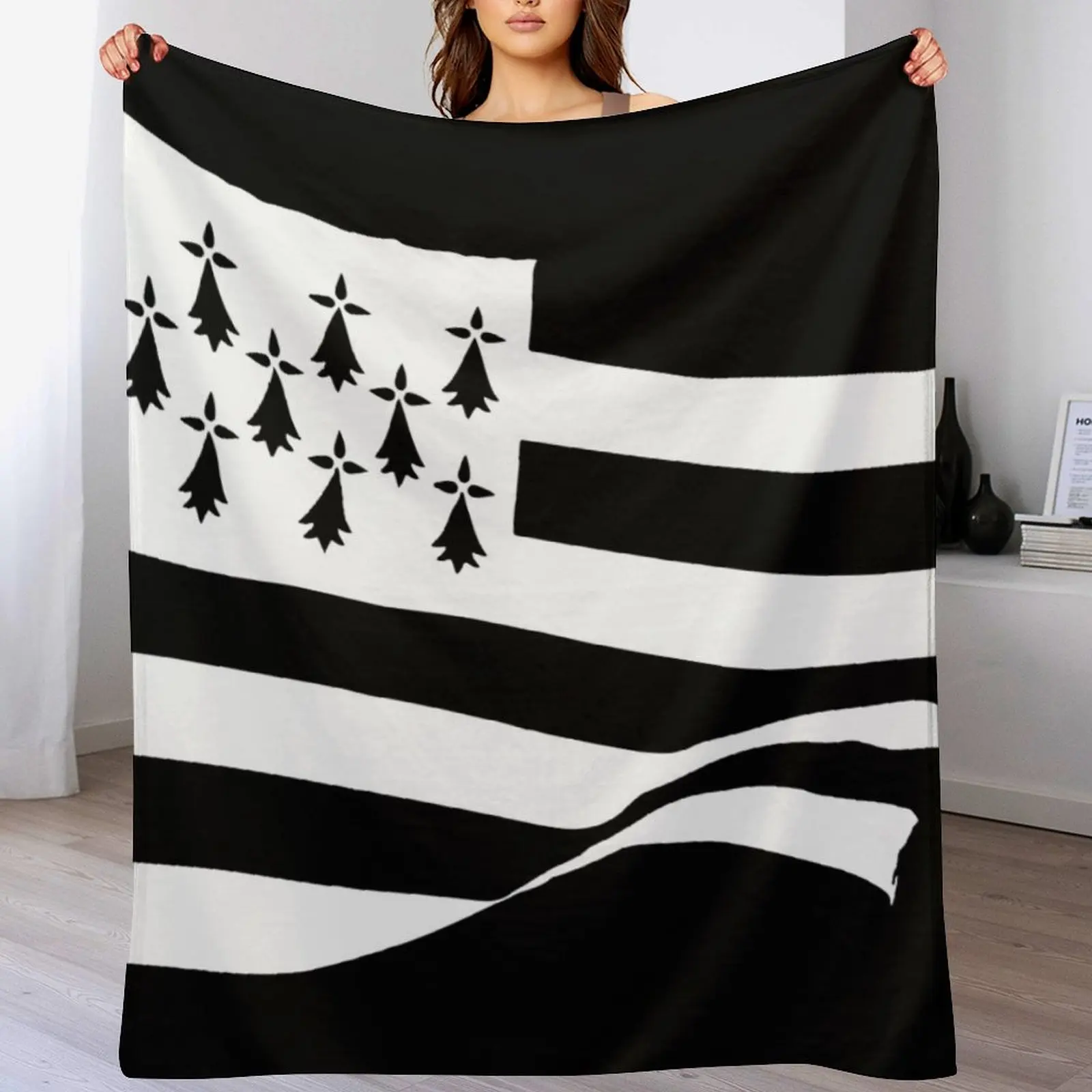 Gwenn ha du теплое зимнее мягкое одеяло