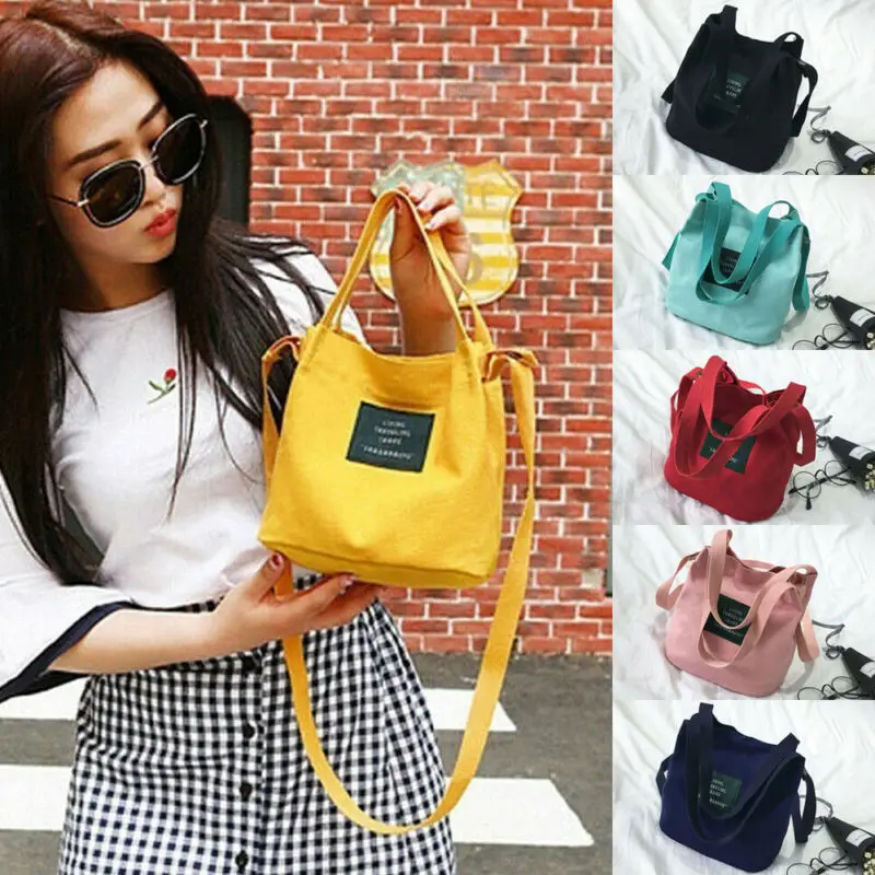 

2022 New Women Girls Shopping Bags Canvas Handbag Shoulder Bag Messenger Bag Ladies Wallet Satchel Purse холщовая большая сумка