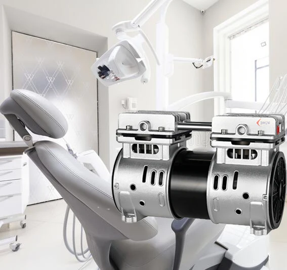 

220V 0.75HP 550W oil free piston air compressors silent air compressor portable dental unit air compressor