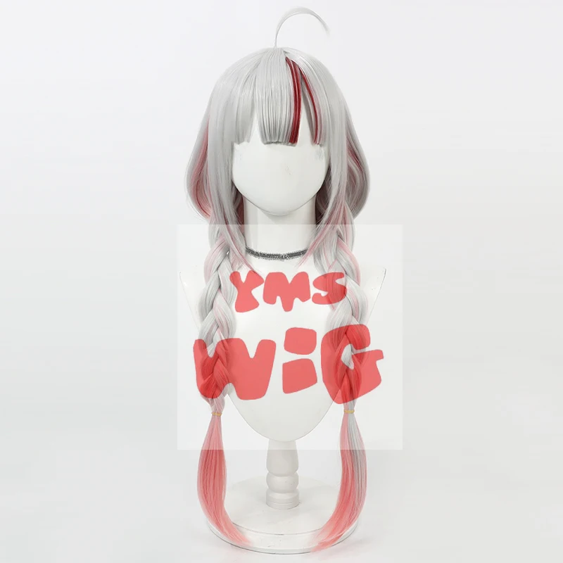 Виртуальный YouTuber VTuber Hololive Nakiri Ayame Косплей Парик Термостойкие синтетические