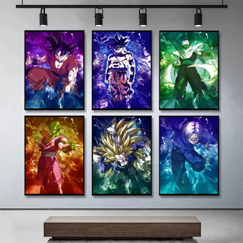 

Anime Posters Anime Goku Piccolo Dragon Ball Gifts Wall Hanging Modern Room Modular Prints Comics Pictures Decoration Paintings