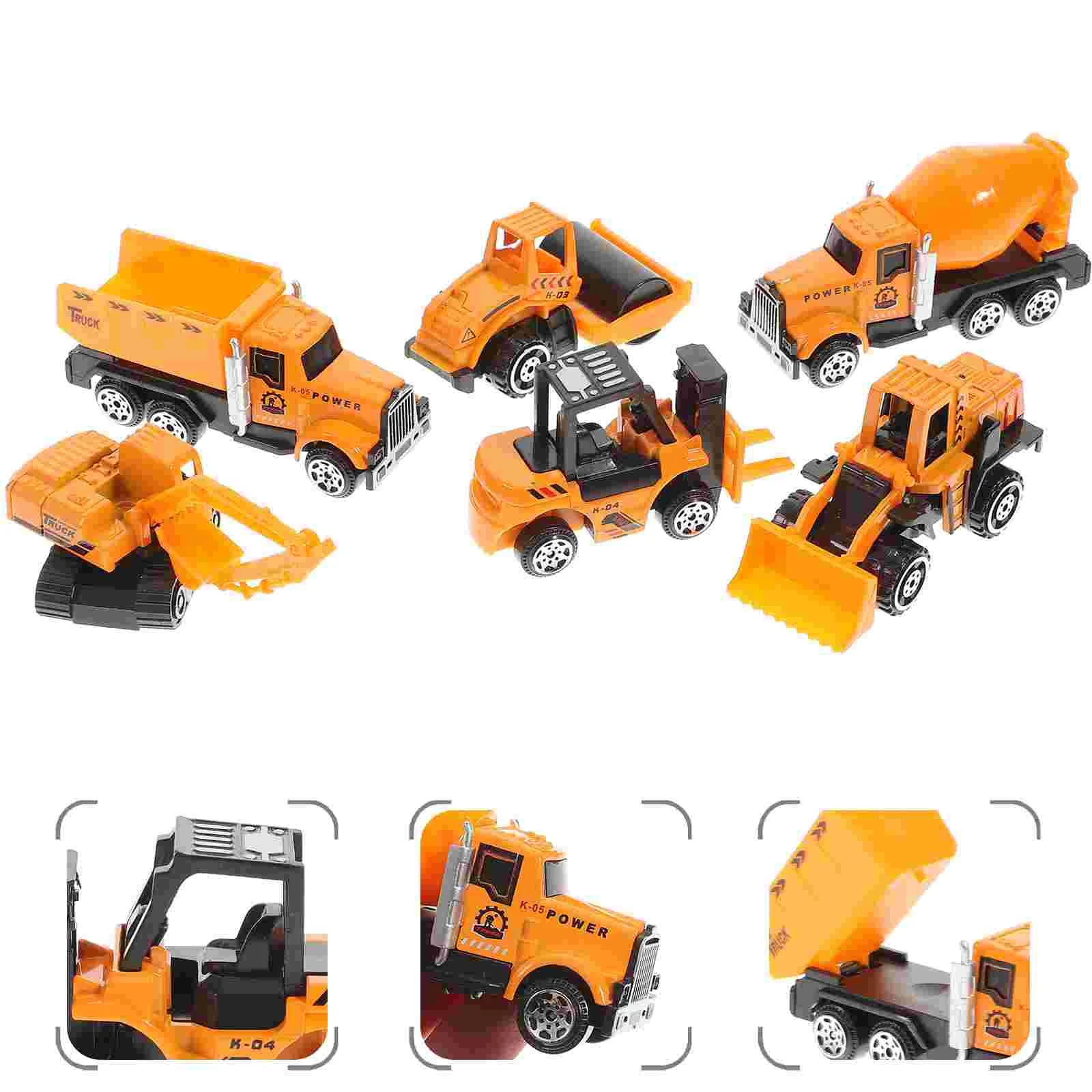 

Toy Car Truck Kids Construction Toys Vehicles Vehicle Playset Excavator Engineering Site Funny Play Gift Favor Party Set