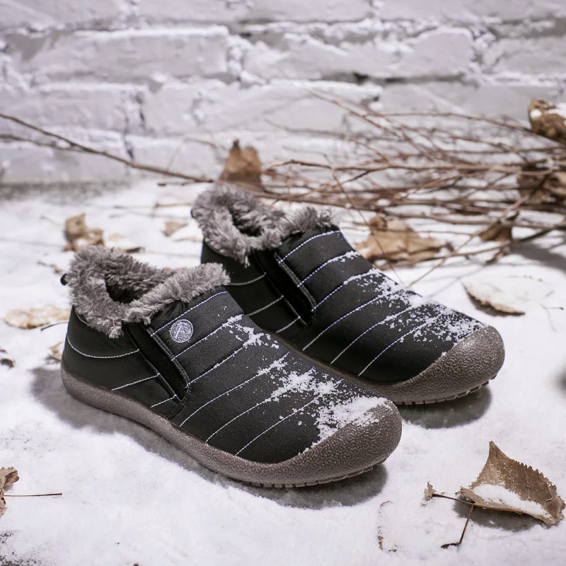 Outdoor Sport Waterproof Man Hiking Winter Boots Keep Warm Snow Botas Hombre Winter Boot Leather Nonslip Winter Sneakers For Men