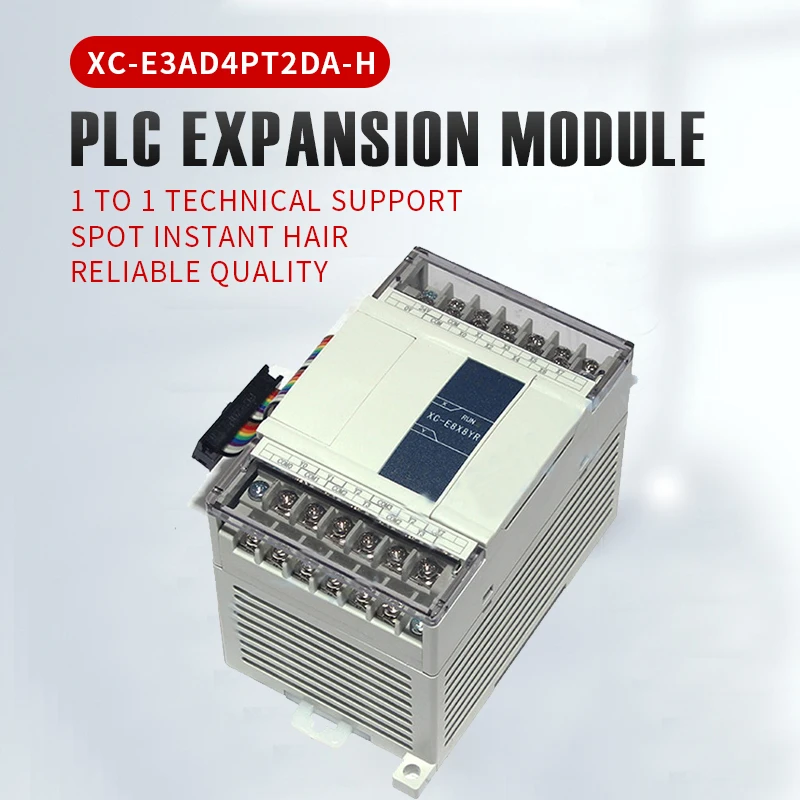 

XC-E3AD4PT2DA-H Xinje XC SERIES, XC PLC Programmable Logic Controller EXTENSION MODULE AI3 AO2 4 channels PT100