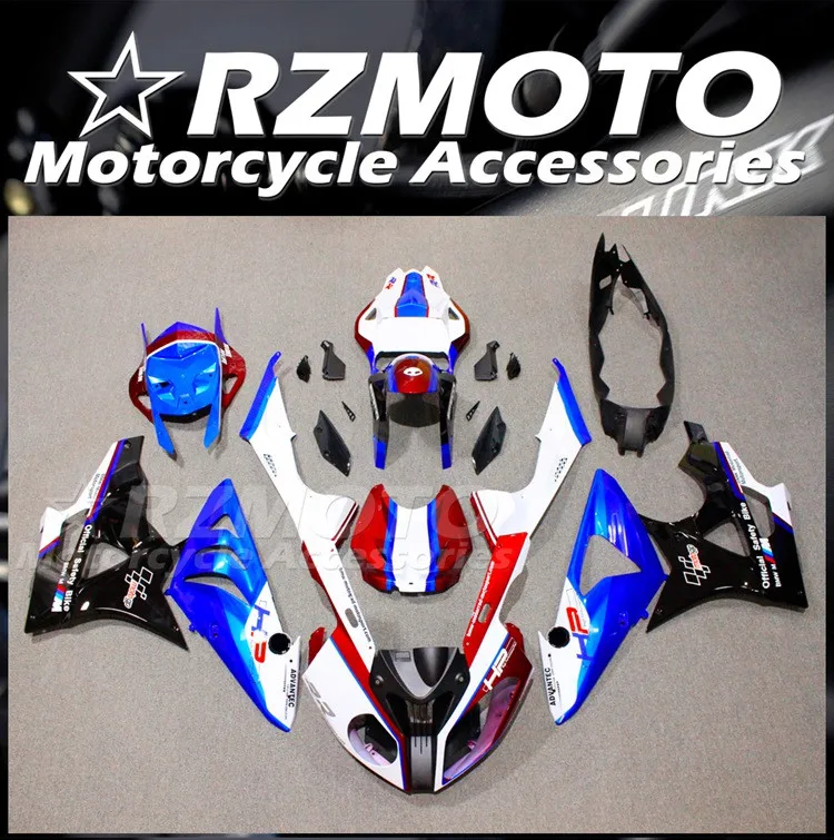 

New ABS Whole Fairings Kit Fit for BMW S1000RR 2009 2010 2011 2012 2013 2014 09 10 11 12 13 14 hp4 Bodywork set Red Blue Cool
