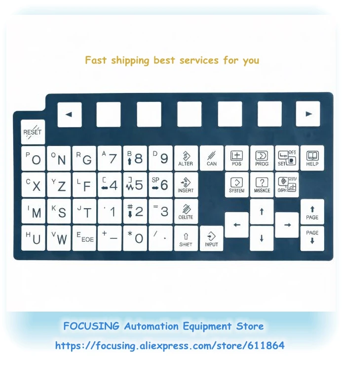 Фото A98L-0005-0588 # Клавиатура T Keypad A98L-0005-0588 # Новая панель управления M CNC System A02B-0309-K711 №4